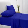 LaxLinen Full/Double Size Sheet Set Royal Blue Solid- 4 Pc 100% Egyptian Cotton Adjustable Bed Sheets-All Around Elastic Fits up to 19" inches deep Pockets- 600 TC (Full/Double- 54" X 75") view 1