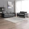 Michanco 4 Inch Black Wood Furniture Legs Set of 4 Round Replacement Wooden Bun Feet for Couch Sofa Ottoman Nightstands view 4