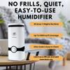 Cool Mist Humidifiers - Essential Oil Top Fill Humidifier Cool Ultrasonic Humidifier Quiet Air Diffuser for Large Room & Easy to Clean with Filter & Oil Diffuser Plant Bedroom Humidifier view 2