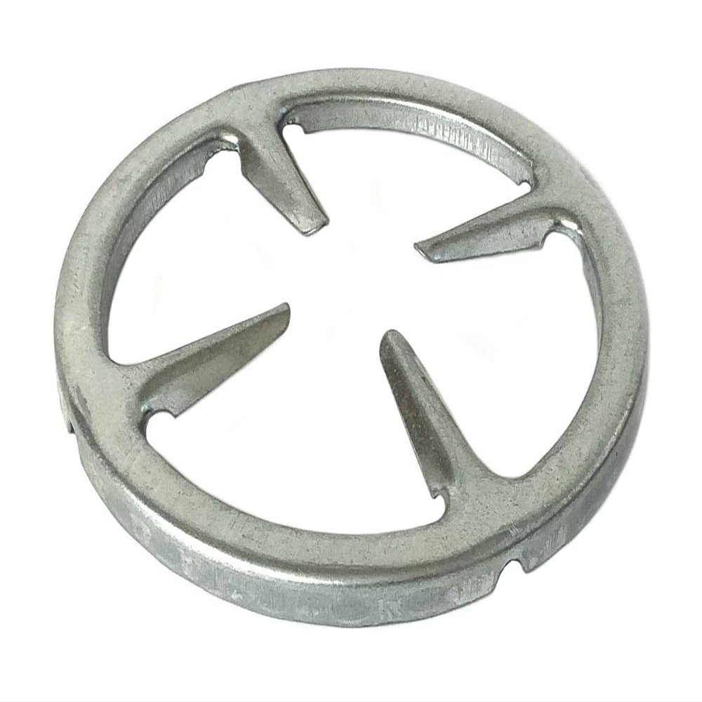 Tredoni 6" Gas Stovetop/Hob Ring Reducer for Coffee Makers & Small Pots/Pans, 15cm Galvanized Steel