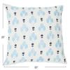 20" Square Floral Print Pillow Cover view 2