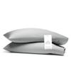 Boll & Branch Percale Hemmed Pillowcase Set - Cooling and Breathable for Hot Sleepers - King, Shore - Luxury 100% Organic Cotton - Crisp and Smooth - 2 Pillowcases Included view 1