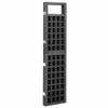 3-Panel Wooden Room Divider/Trellis Solid Fir Wood 47.6" x 70.9" Folding Partition Privacy Screen Panels Freestanding, Decorative Screen Panels, Partition Wall Dividers Screen for Home, Black view 4