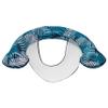New Aqua Luxury Pool Noodle Chair Float with Adjustable Seat and Two Cup Holders Blue Fern view 1