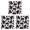 Beistle Polyester Fabric Cow Print Bandanas For Wild West Western Party Supplies, Farm Theme Cowboy Costume Accessories,Black/White, 22" x 22", 3-Piece view 1