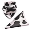Beistle Polyester Fabric Cow Print Bandanas For Wild West Western Party Supplies, Farm Theme Cowboy Costume Accessories,Black/White, 22" x 22", 3-Piece view 2