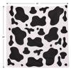 Beistle Polyester Fabric Cow Print Bandanas For Wild West Western Party Supplies, Farm Theme Cowboy Costume Accessories,Black/White, 22" x 22", 3-Piece view 3
