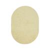 Furnish my Place Modern Plush Solid Yellow Color Rug, Indoor/Outdoor Mat, Area Rugs Great for Kids, Pets, Event, Living Room, Made in USA, 1.5' x 2.25' Oval - Set of 3 view 2