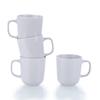 Everything Kitchens Modern Colorful Neutrals - Rippled 12oz Mugs (Set of 4) (Dusty Purple) view 1