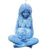 Goddess Gaia Candle, Mother Earth Candle, Large Gaia Candle, Gaia Candle, Goddess Candle, Witchy Decor, Altar Candle (Blue) view 1