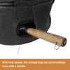 Leapiture Dutch Pot Storage Bag Heavy Duty Dutch Oven Tote Portable Waterproof Wear Resistant Cast Iron Pot Storage Bag for Outdoor Camping (12")(Black) view 4