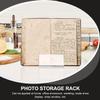 Zerodeko 4pcs Acrylic Book Display Rack Transparent Easel Stand for Pictures Artworks and Books Modern Desktop Organizer for Home and Business Use view 2