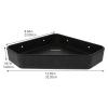 DECHOUS 1set Wall Mounted Shower Storage Shelf Black Bathroom Organizer for Shampoo Conditioner Body Wash and Towels Design Easy to Install Space-saving for Your Bathroom view 2