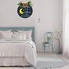 Love You To The Moon And Back Wood Sign Wall Decor, Moon Star Wood Door Hanging Art, Family Love Word Wood Art Plaque Kids Wife Bedroom Kindergarten Nursery Bedroom Dress Up 12''X12'' view 4