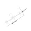 PRETYZOOM 2Pcs Creative Pearl Bow Clothes Hangers Pants Rack for Closet Organization Elegant Clothes Drying Rack for Suits Dresses and Skirts Home and Shops view 2