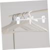 PRETYZOOM 2Pcs Creative Pearl Bow Clothes Hangers Pants Rack for Closet Organization Elegant Clothes Drying Rack for Suits Dresses and Skirts Home and Shops view 4