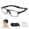 SooGree Sports Goggles Glasses Football Soccer Safety Glasses Goggles Adjustable Strap Interchangeable Temples for Men Youth (1219 Progressive Gray) view 1