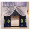 Bed Canopy for Twin Queen King, Easy Install Four Seasons Dustproof Blackout Bed Curtain Mosquito Net with Stand (Color : B, Size : 200X220cm/79X87inch) view 2