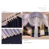 Bed Canopy for Twin Queen King, Easy Install Four Seasons Dustproof Blackout Bed Curtain Mosquito Net with Stand (Color : B, Size : 200X220cm/79X87inch) view 3
