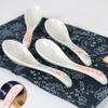 Bulk Spoons Set Ceramic Spoon Household Rice Spoon Japanese Style Creative Cute Small Soup Spoon 10-piece Set Spoons for Eating (Color : 1) view 4