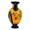 Amphora Myth of Sisyphus Persephone and God Hermes Vase Ancient Greek Pottery view 3