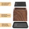 BTSD-home 3 Inch Wood Bed Risers Furniture Risers Bed Frame Lifters in Heights of 3 or 6 Inch Heavy Duty Set of 8 Square view 3
