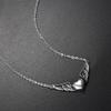 SHEIL Memorial Jewelry I Still Need You Close to Me Cremation Jewelry Urn Necklace Pet Ash Holder Necklace Angel Wing Charm,5 view 2