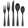 40 Piece Silverware Set, Bettlife Matte Black Silverware Set for 8, Stainless Steel Flatware, Utensil Sets Cutlery Set for New Apartment, Minimalist, Dishwasher Safe view 1