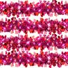 Kajaia 65.6 Feet St Patrick's Day Tinsel Garland with Lights Red Heart St Patrick's Day Tinsel Garland for Mantle Wedding Party Favor Indoor Outdoor Decoration Supply(Pink, Red) view 1