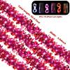 Kajaia 65.6 Feet St Patrick's Day Tinsel Garland with Lights Red Heart St Patrick's Day Tinsel Garland for Mantle Wedding Party Favor Indoor Outdoor Decoration Supply(Pink, Red) view 3