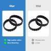 Abeskch Replacement Tire Compatible with IRobot Roomba Wheels Series 500, 600, 700, 800, 900 and I3, I6, I7, E5, E6, J9 Non-slip, high wear resistance Tire for irobot roomba wheel replacement (2 Pack) view 3