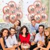 40th Birthday Balloons 18 Pcs Rose Gold Happy 40th Birthday Latex Balloons Confetti Balloons for Men Women 40th Anniversary Birthday Party Decorations Rose Gold Balloons Birthday Decor Supplies12 inch view 4