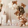 Bear Balloons Baby Shower Decorations- 4 Pcs Teddy Bear Balloons for We Can Bearly Wait Theme Birthday Party Supplies view 3