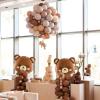 Bear Balloons Baby Shower Decorations- 4 Pcs Teddy Bear Balloons for We Can Bearly Wait Theme Birthday Party Supplies view 4