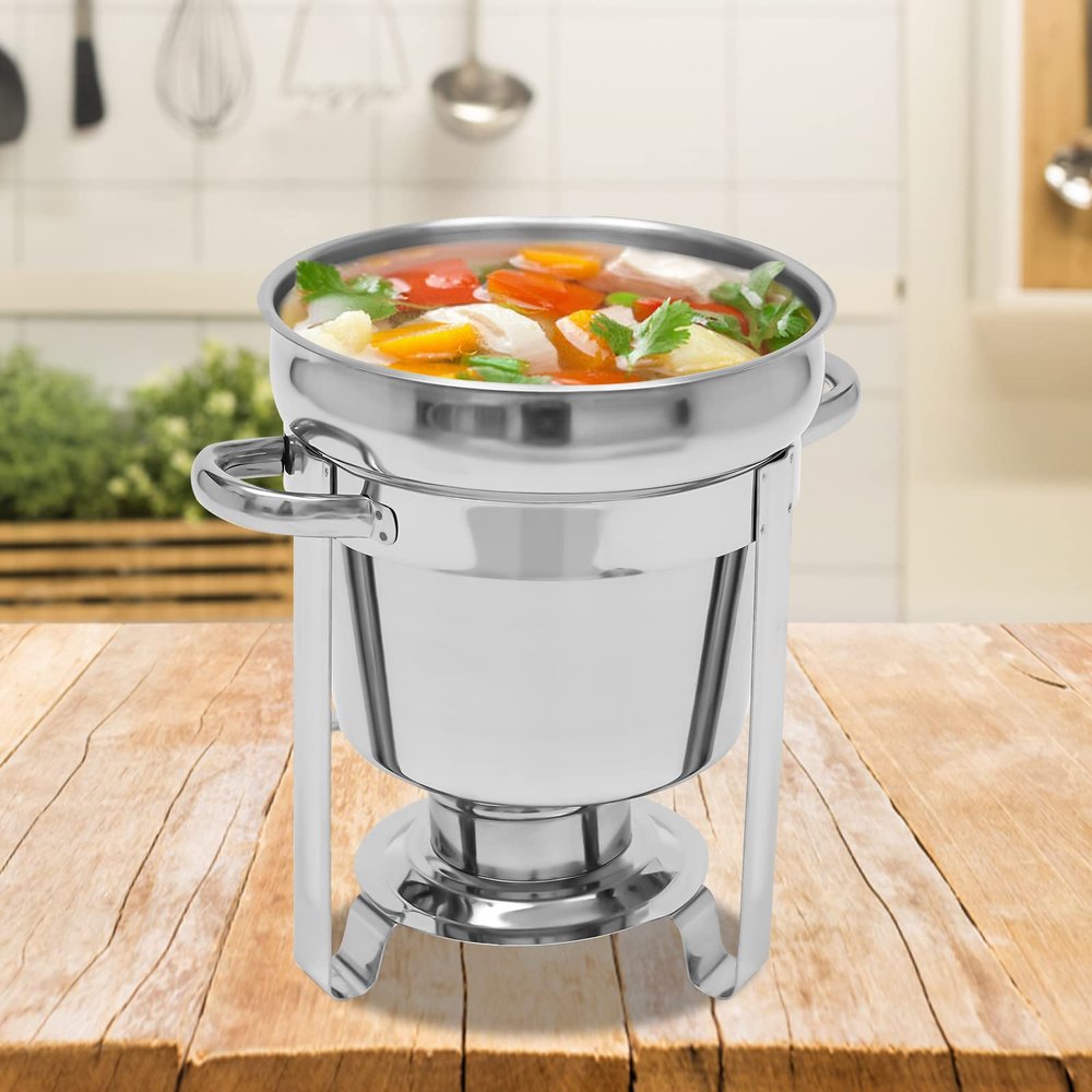 Soup Warmer,7.4 Qt. Soup Catering Supplies Food Warmer,Chafing Dish Buffet Set, Food Warmers For Parties