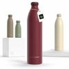 LARS NYSM Stainless Steel Insulated XL Water Bottle 12oz 17oz 25oz 34oz 51oz | Insulated Thermo Flask for Hot and Cold Beverages | Leakproof Drinking Bottle (Berry Red, XL 50.7oz) view 1