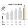 LARS NYSM Stainless Steel Insulated XL Water Bottle 12oz 17oz 25oz 34oz 51oz | Insulated Thermo Flask for Hot and Cold Beverages | Leakproof Drinking Bottle (Berry Red, XL 50.7oz) view 4