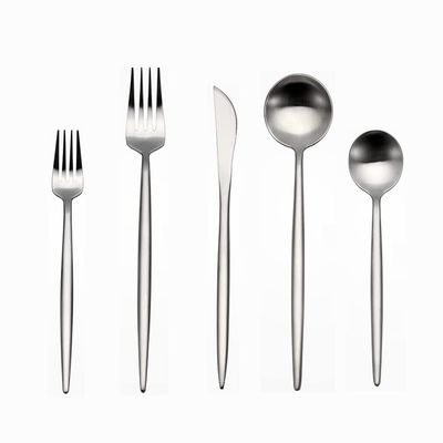 Silverware Set 30 Piece Flatware Sets for 6 Durable 18/10 Stainless Steel Cutlery Utensils Set for Home Kitchen Wedding Restaurant Delicate Knifes Forks and Spoons Tableware Set