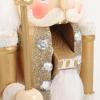 INOOMP Wooden Christmas Nutcracker Decorations: Golden King Nutcracker Figures DIY Soldier Puppet Toys Wooden Nutcracker Xmas Table Fireplace Shelf Centerpiece New Year Decorations view 4
