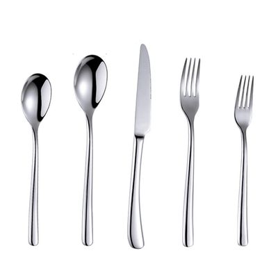 30 Piece Silverware Set for 6 Flatware Sets Stainless Steel Nice Weight Mirror Polished Home Kitchen Restaurant Wedding Cutlery Utensils Delicate Knifes Forks and Spoons Tableware Set