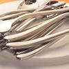 30 Piece Silverware Set for 6 Flatware Sets Stainless Steel Nice Weight Mirror Polished Home Kitchen Restaurant Wedding Cutlery Utensils Delicate Knifes Forks and Spoons Tableware Set view 3