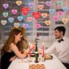 Valentine's Day Hanging Decorations - 36 PCS Valentine's Day Candy Hearts Swirl Ceiling Hanging Decoration - Conversation Hearts Decorations for Valentines Party view 2