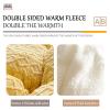 ZTGL Quilt, Super Warm Lamb Quilt Winter, Cashmere Quilt, Heavy Blankets, Double-Sided Plush Velvet Comforter Core Down Duvet for Autumn and Winter,Yellow,220x240cm/5kg view 4