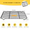 Cooling Rack Set of 2, E-far 1/2 Sheet Baking Racks for Oven Cooking Roasting Grilling, Non-stick 16.4 x 11.4 Wire Rack for Cookie Cake Bacon Meat Resting, Non-toxic & Easy to Clean view 2