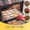Cooling Rack Set of 2, E-far 1/2 Sheet Baking Racks for Oven Cooking Roasting Grilling, Non-stick 16.4 x 11.4 Wire Rack for Cookie Cake Bacon Meat Resting, Non-toxic & Easy to Clean view 4