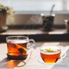 STOBOK 3.3 Inch Clear Glass Saucers, 2 Pack Mini Round Snack Plates for Espresso Cups and Tea Mugs, Small Glass Coasters and Dessert Dishes for Home Kitchen, Coffee Bar, Party, 8.5cm view 3