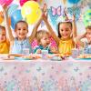 Butterfly Birthday Party Supplies Disposable Paper Plates Napkins Cups Tablecloth and Banner for Butterfly Girl Party Birthday Decorations, Serve 25 view 4