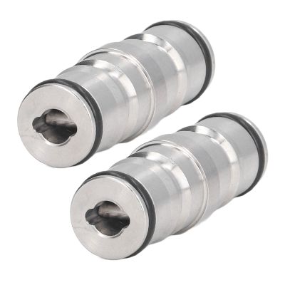 Ball Lock Connector, 2pcs Small Heavy Duty Stainless Steel Ball Lock Post Connector for Brewing Equipment