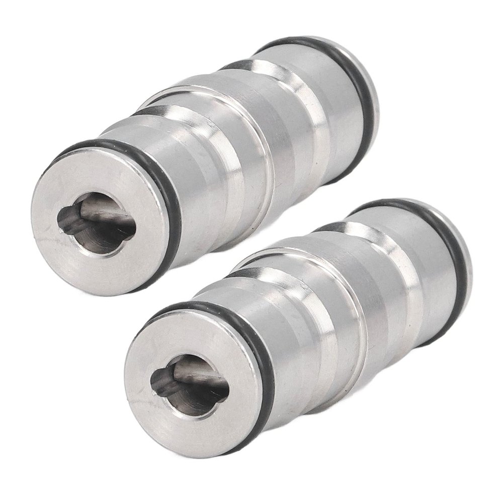Ball Lock Connector, 2pcs Small Heavy Duty Stainless Steel Ball Lock Post Connector for Brewing Equipment