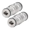 Ball Lock Connector, 2pcs Small Heavy Duty Stainless Steel Ball Lock Post Connector for Brewing Equipment view 1